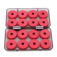 Load image into Gallery viewer, 16Pcs Foam Winding Board Fishing Line Shaft Bobbin Spools Tackle Box Tackle Foam Spool Trace Wire Swivel Tackle Fish Line
