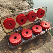 Load image into Gallery viewer, 8Pcs EVA Foam Spools Fishing Winding Board Fishing Hook Line Tackle Foam Spool Trace Wire Swivel Tackle Fish Line
