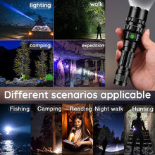 Load image into Gallery viewer, L2 Hunting Flashlight 5 Modes Torch Lintern Tactical Flashlights 18650 Aluminum C8 Waterproof Lamp Gun Mount Waterproof Light
