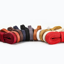 Load image into Gallery viewer, 11 Colors 8mm Flat Colorful Waterproof Cotton Shoelaces Sneakers Casual Shoes Laces Shoe Strings Shoe Accessories
