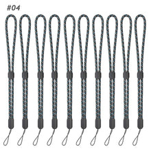 Load image into Gallery viewer, 10pcs/set Lanyard Hand Wrist Strap Protective Selfie Wrist Flashlight Pine Strap Phone Keychain Lanyard Rope Mobile Stick
