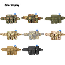 Load image into Gallery viewer, Tactical Men Waist Pack Hiking Water Bottle Mobile Pouch Outdoor Molle Camouflage Army Military Hunting Climbing Nylon Belt Bag
