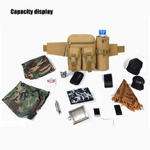 Load image into Gallery viewer, Tactical Men Waist Pack Hiking Water Bottle Mobile Pouch Outdoor Molle Camouflage Army Military Hunting Climbing Nylon Belt Bag

