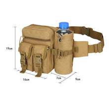 Load image into Gallery viewer, Tactical Men Waist Pack Hiking Water Bottle Mobile Pouch Outdoor Molle Camouflage Army Military Hunting Climbing Nylon Belt Bag
