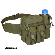 Load image into Gallery viewer, Tactical Men Waist Pack Hiking Water Bottle Mobile Pouch Outdoor Molle Camouflage Army Military Hunting Climbing Nylon Belt Bag
