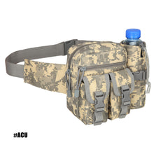 Load image into Gallery viewer, Tactical Men Waist Pack Hiking Water Bottle Mobile Pouch Outdoor Molle Camouflage Army Military Hunting Climbing Nylon Belt Bag
