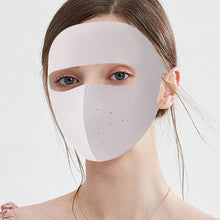 Load image into Gallery viewer, Summer Ice Silk Sunscreen Mask Full Face Sun Protection Mask Forehead Thin Section Breathable Mask Anti Ultraviolet Full Face Mask
