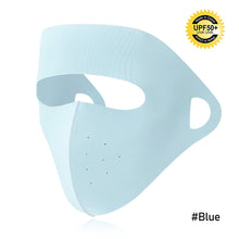 Load image into Gallery viewer, Summer Ice Silk Sunscreen Mask Full Face Sun Protection Mask Forehead Thin Section Breathable Mask Anti Ultraviolet Full Face Mask
