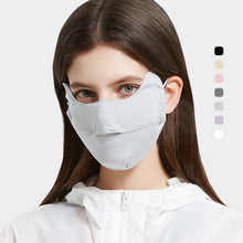 Load image into Gallery viewer, 1Pc Ice Silk Sunscreen Mask Female Hair Summer Cycling Breathable Anti-ultraviolet Hanging Ear Type Eye Protection Mask For Men
