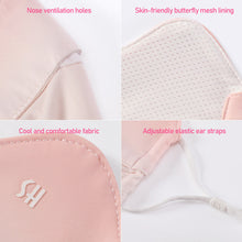 Load image into Gallery viewer, Reusable Summer UV Protection Cycling Mask Female Full Face Anti Ultraviolet Masks Three-dimensional Small Face Ice Silk Mask
