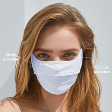 Load image into Gallery viewer, Summer UV Sun Protection Cycling Ice Silk Face Mask Adjustable Breathable Bandana Men Women Hunting Running Sports Mask Scarf
