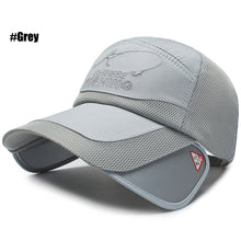 Load image into Gallery viewer, Retractable Visor Hat Woman Beach Hat Headwear Summer Men Mesh Breathable Fishing Hiking Outdoor UV Protection Cap Baseball Cap
