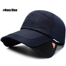 Load image into Gallery viewer, Retractable Visor Hat Woman Beach Hat Headwear Summer Men Mesh Breathable Fishing Hiking Outdoor UV Protection Cap Baseball Cap
