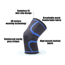 Load image into Gallery viewer, Sports Safety Elastic Knee Pad Support Running Cycling Bandage Brace Protector Fitness Arthritis Elbows Fitness Kneepad Gear
