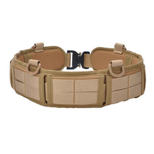 Load image into Gallery viewer, Men Adjustable Military Tactical Belt Metal Buckle Convenient Molle Belt Padded Army Combat Hunting Battle Paintball Waist Belt
