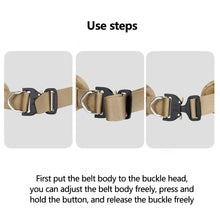 Load image into Gallery viewer, Men Adjustable Military Tactical Belt Metal Buckle Convenient Molle Belt Padded Army Combat Hunting Battle Paintball Waist Belt
