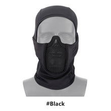 Load image into Gallery viewer, Tactical Balaclava Headgear Mask Airsoft Paintball Full Face Mask Breathable Outdoor Mesh Hunting Wargame CS Protection Mask
