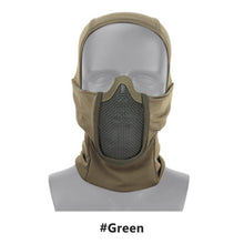 Load image into Gallery viewer, Tactical Balaclava Headgear Mask Airsoft Paintball Full Face Mask Breathable Outdoor Mesh Hunting Wargame CS Protection Mask
