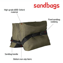 Load image into Gallery viewer, Tactical Sniper Shooting Stand Bag Tack Driver Hunting Shooting Gun Accessories Gun Rest Target Sports Rifle Bench Unfilled Sand
