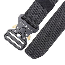 Load image into Gallery viewer, Men Belt Metal Male Tactical Belt Military Nautical Canvas Belts Multifunctional Outdoor Hunting Tactical Military Waist Belt
