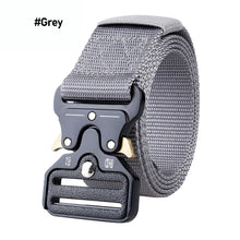Load image into Gallery viewer, Men Belt Metal Male Tactical Belt Military Nautical Canvas Belts Multifunctional Outdoor Hunting Tactical Military Waist Belt
