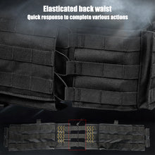 Load image into Gallery viewer, 1000D Tactical Vest Nylon Plate Carrier Tactical Airsoft Carrier Vest Outdoor Hunting Protective Adjustable Modular Vest for Airsoft Combat Accessories
