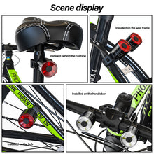 Load image into Gallery viewer, Aluminum Alloy Bicycle Light Taillight Helmet Night Riding Warning Mountain Bike LED Headlight Rear Light Bicycle Accessories
