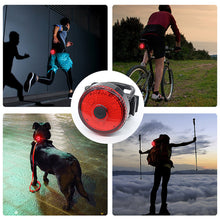 Load image into Gallery viewer, USB Chargeable LED Bicycle Tail Light Mini Bike Rear Lights Waterproof Safety Warning Cycling Light Helmet Lamp Bike Accessories
