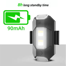 Load image into Gallery viewer, Motorcycle Strobe Lights RC Drone LED Flash Position Wireless Light for RC Fix Wing Aircraft Airplane Helicopter Warning Lights
