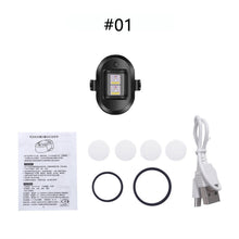 Load image into Gallery viewer, 7 Color Bicycle Flashing Taillight Motorcycle Bike Drones Aircraft Light Model Remote Control Car Warning Lamp Harley Rear Light
