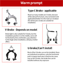 Load image into Gallery viewer, Waterproof Bicycle Brake Light Bike Rear Light Red Brake Light Cycling Taillight Safe Indicator Light Bicycle Lamp Accessories
