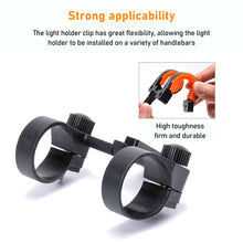 Load image into Gallery viewer, Bicycle Headlight Holder Bike Flashlight Rack MTB Lamp Bracket Clip Cycling Headlamp Mount Bracket Bicycle Torch Lights Mount
