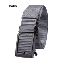 Load image into Gallery viewer, Men's Toothless Alloy Automatic Buckle Tactical Belt Nylon Military Army Belt Trousers Heavy Duty Outdoor Training Hunting Belt
