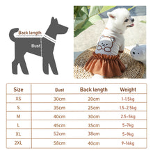 Load image into Gallery viewer, Spring Summer Dog Dress Pet Skirts Pet Lovers' Clothes Comfortable Soft Puppuy Dogs Cats Vest Dress Pet Clothes
