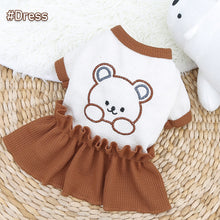 Load image into Gallery viewer, Spring Summer Dog Dress Pet Skirts Pet Lovers' Clothes Comfortable Soft Puppuy Dogs Cats Vest Dress Pet Clothes
