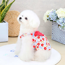Load image into Gallery viewer, Summer Dog Bowknot Dress Pet Skirts Pet Clothes Comfortable Soft Puppuy Dogs Cats Vest Dress Pet Clothes
