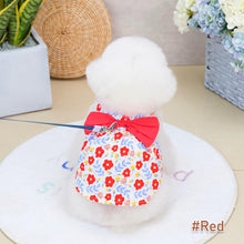 Load image into Gallery viewer, Summer Dog Bowknot Dress Pet Skirts Pet Clothes Comfortable Soft Puppuy Dogs Cats Vest Dress Pet Clothes
