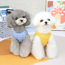 Load image into Gallery viewer, Summer Pet Dog Vests Sleeveless T-shirts Stripe Pattern Clothes For Dogs Or Cats Puppy Pet shirt Cute Summer Pets Products
