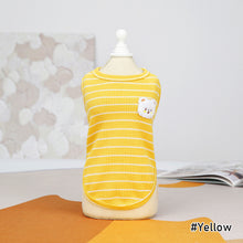 Load image into Gallery viewer, Summer Pet Dog Vests Sleeveless T-shirts Stripe Pattern Clothes For Dogs Or Cats Puppy Pet shirt Cute Summer Pets Products
