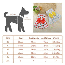 Load image into Gallery viewer, Summer Dog Bowknot Dress Pet Skirts Pet Clothes Comfortable Soft Puppuy Dogs Cats Vest Dress Pet Clothes

