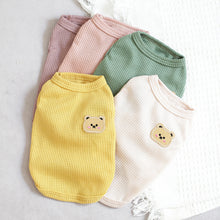 Load image into Gallery viewer, Summer Pet Dog Vests Sleeveless T-shirts Bear Pattern Clothes For Dogs Or Cats Puppy Pet shirt Cute Summer Pets Products
