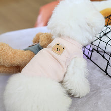 Load image into Gallery viewer, Summer Pet Dog Vests Sleeveless T-shirts Bear Pattern Clothes For Dogs Or Cats Puppy Pet shirt Cute Summer Pets Products
