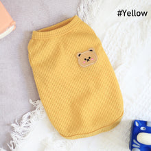 Load image into Gallery viewer, Summer Pet Dog Vests Sleeveless T-shirts Bear Pattern Clothes For Dogs Or Cats Puppy Pet shirt Cute Summer Pets Products
