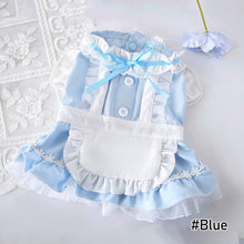 Load image into Gallery viewer, Summer Cat Lace Dress Pet Silk Tie Lace Skirts Pet Clothes Comfortable Soft Puppuy Dogs Cats Dress Pet Clothes
