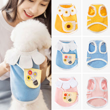 Load image into Gallery viewer, Spring Summer Pet Hoodie Puppy Dog Cat Vest Shirt Two-legged Cartoon Pet Clothes Teddy Bichon Pomeranian Schnauze Dog Clothes
