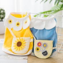 Load image into Gallery viewer, Spring Summer Pet Hoodie Puppy Dog Cat Vest Shirt Two-legged Cartoon Pet Clothes Teddy Bichon Pomeranian Schnauze Dog Clothes
