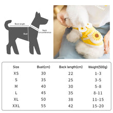 Load image into Gallery viewer, Spring Summer Pet Hoodie Puppy Dog Cat Vest Shirt Two-legged Cartoon Pet Clothes Teddy Bichon Pomeranian Schnauze Dog Clothes
