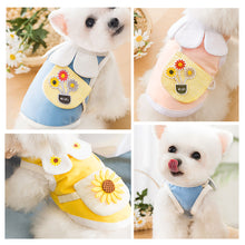 Load image into Gallery viewer, Spring Summer Pet Hoodie Puppy Dog Cat Vest Shirt Two-legged Cartoon Pet Clothes Teddy Bichon Pomeranian Schnauze Dog Clothes
