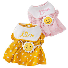 Load image into Gallery viewer, Spring Summer Cat Princess Dress Pet Sunflower Crossbody Bag Skirts Pet Clothes Comfortable Soft Puppuy Dogs Cats Dress Pet Clothes
