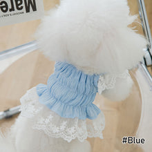 Load image into Gallery viewer, Spring Summer Cat Princess Dress Pet Lace Skirts Pet Clothes Comfortable Soft Puppuy Dogs Cats Dress Pet Clothes
